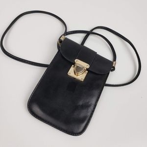 VINTAGE! Black Mini Side Crossbody Bag